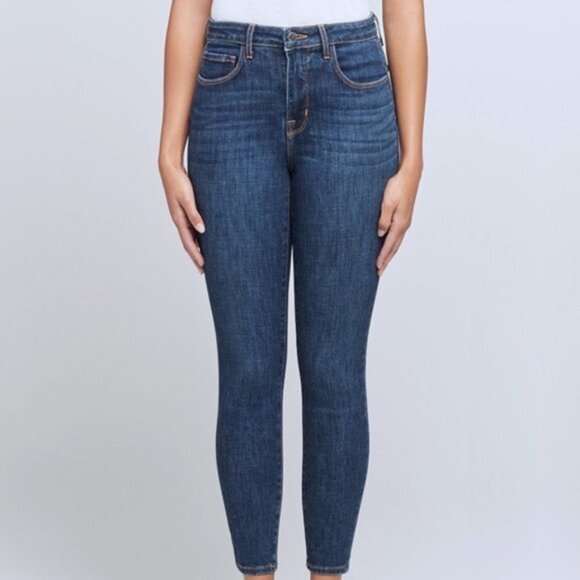L'AGENCE Margot High Rise Skinny Jeans - Meade Women Size 30 - Picture 2 of 12